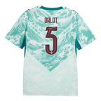 Portugal DALOT #5 Away World Cup 2026 Jersey White & Blue Men's