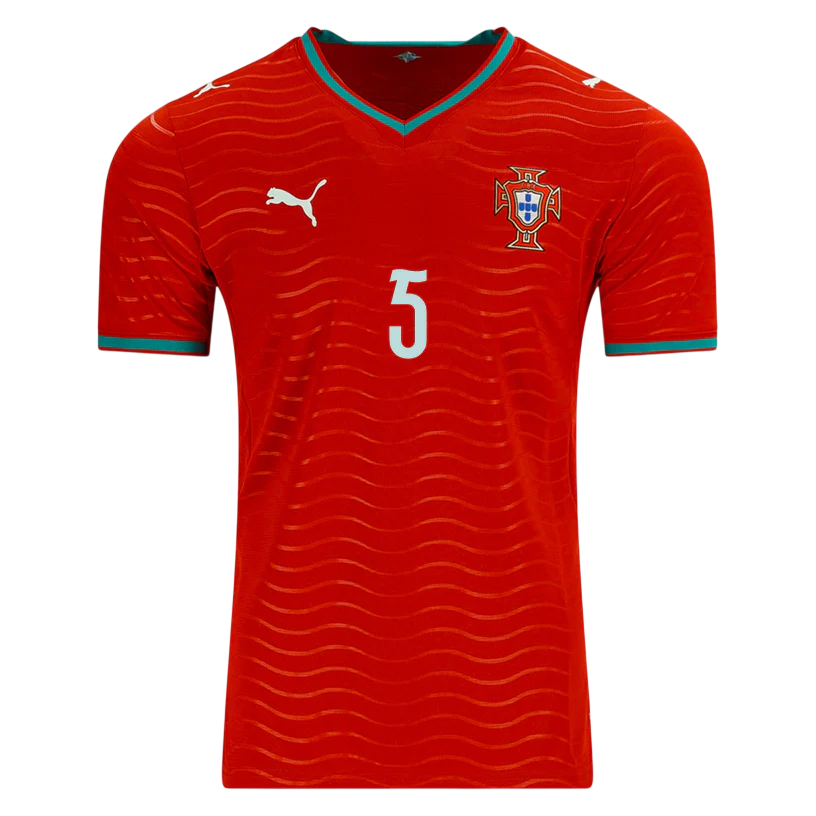 Portugal DALOT #5 Home World Cup 2026 Jersey Red Men's