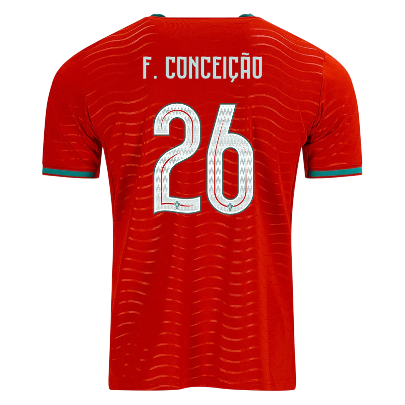 Portugal F. CONCEICAO #26 Home World Cup 2026 Jersey Red Men's
