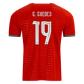 Portugal G. GUEDES #19 Home World Cup 2026 Jersey Red Men's