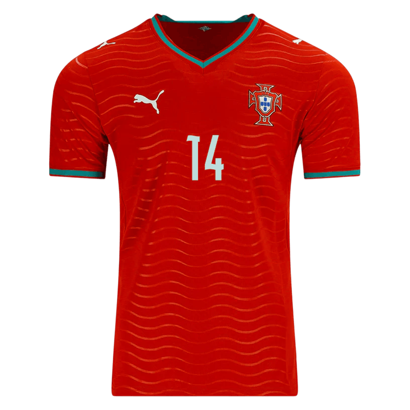 Portugal G. INACIO #14 Home World Cup 2026 Jersey Red Men's