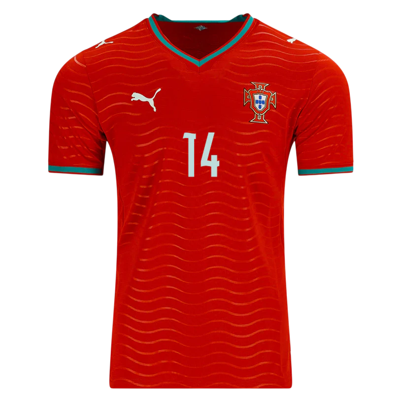 Portugal G. INACIO #14 Home World Cup 2026 Jersey Red Men's