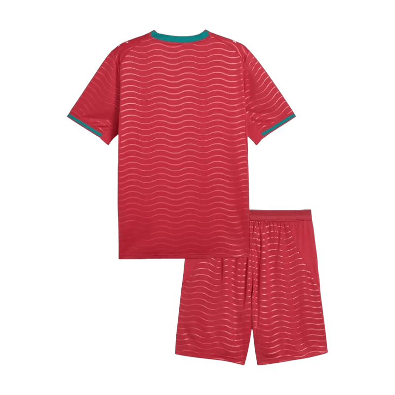 Portugal Home World Cup 2026 Kit Red Kids