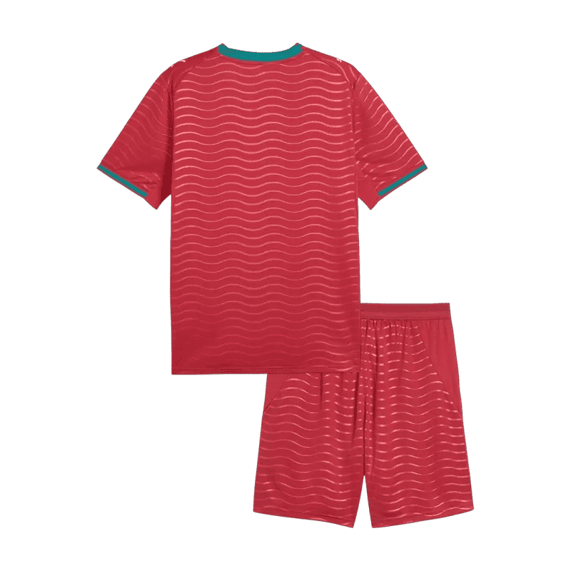 Portugal Home World Cup 2026 Kit Red Kids