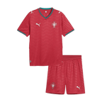 Portugal Home World Cup 2026 Kit Red Kids