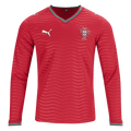 Portugal Home World Cup 2026 Long Sleeve Jersey Player's Version Red Men's