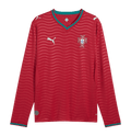 Portugal Home World Cup 2026 Long Sleeve Jersey Red Men's