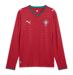 Portugal Home World Cup 2026 Long Sleeve Jersey Red Men's