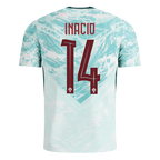 Portugal INACIO #14 Away World Cup 2026 Jersey White & Blue Men's