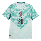 Portugal JOAO CANCELO #20 Away World Cup 2026 Jersey White & Blue Men's