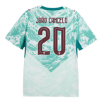 Portugal JOAO CANCELO #20 Away World Cup 2026 Jersey White & Blue Men's