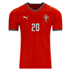 Portugal JOAO CANCELO #20 Home World Cup 2026 Jersey Red Men's