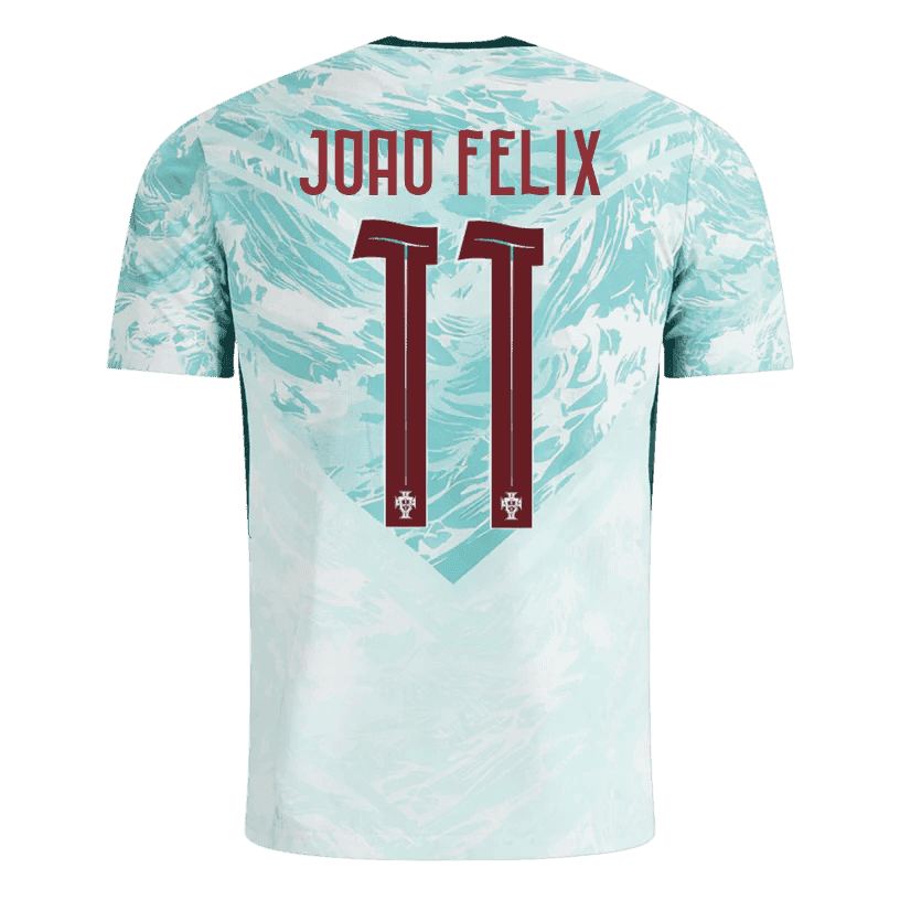 Portugal JOAO FELIX #11 Away World Cup 2026 Jersey White & Blue Men's