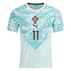 Portugal JOAO FELIX #11 Away World Cup 2026 Jersey White & Blue Men's