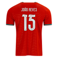 Portugal JOAO NEVES #15 Home World Cup 2026 Jersey Red Men's