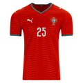 Portugal N. MENDES #25 Home World Cup 2026 Jersey Red Men's