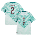 Portugal N. SEMEDO #2 Away World Cup 2026 Jersey White & Blue Men's