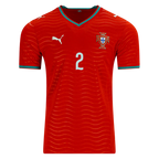 Portugal N. SEMEDO #2 Home World Cup 2026 Jersey Red Men's
