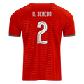 Portugal N. SEMEDO #2 Home World Cup 2026 Jersey Red Men's
