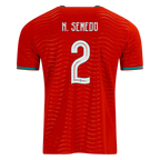 Portugal N. SEMEDO #2 Home World Cup 2026 Jersey Red Men's