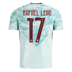 Portugal RAFAEL LEÃO #17 Away World Cup 2026 Jersey White & Blue Men's