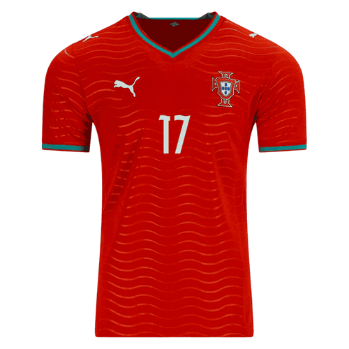 Portugal RAFAEL LEÃO #17 Home World Cup 2026 Jersey Red Men's