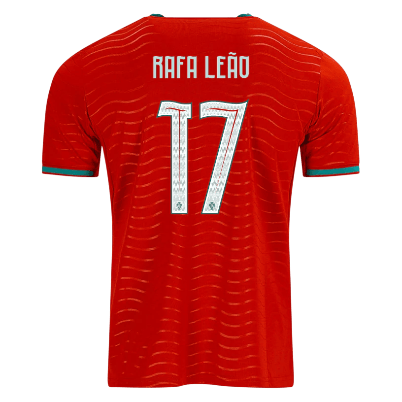 Portugal RAFAEL LEÃO #17 Home World Cup 2026 Jersey Red Men's