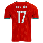 Portugal RAFAEL LEÃO #17 Home World Cup 2026 Jersey Red Men's