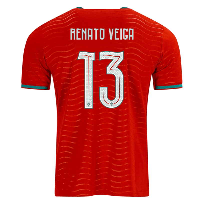 Portugal RENATO VEIGA #13 Home World Cup 2026 Jersey Red Men's