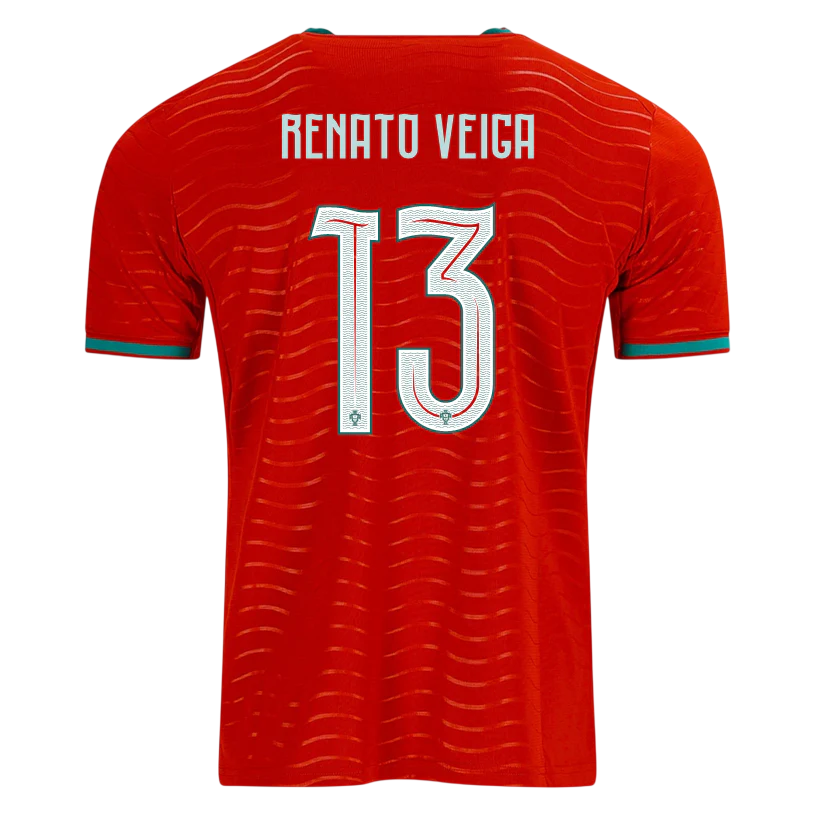 Portugal RENATO VEIGA #13 Home World Cup 2026 Jersey Red Men's