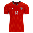 Portugal RENATO VEIGA #13 Home World Cup 2026 Jersey Red Men's