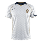 Portugal Retro Away Jersey 2004 White Men's