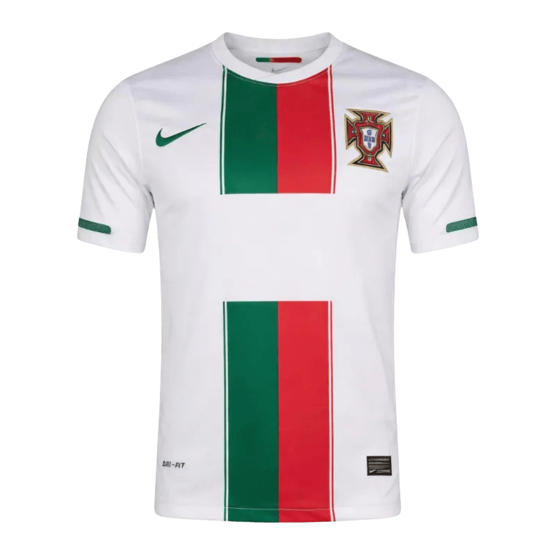 Portugal Retro Away Jersey 2010 White Men's