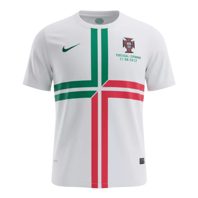 Portugal Retro Away Jersey 2012 White Men's