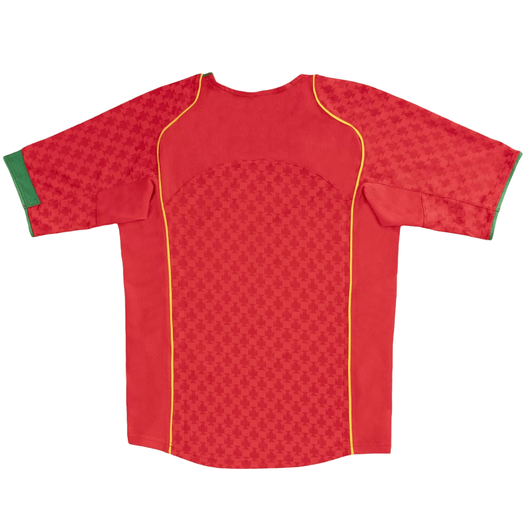 Portugal Retro Home Jersey 2004 Red Men's