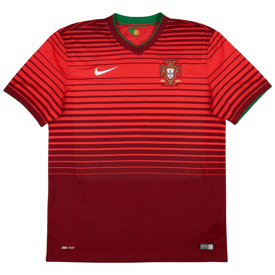Portugal Retro Home Jersey 2014 Red Men's