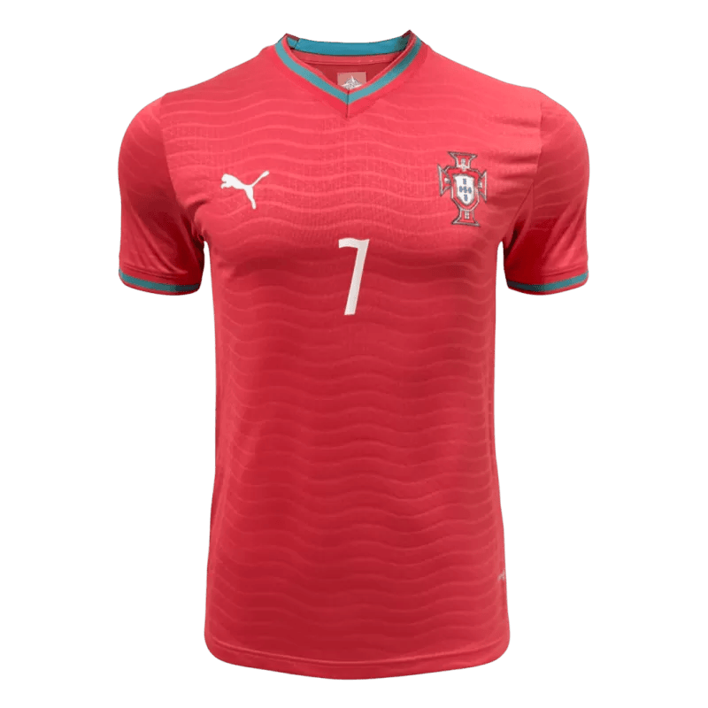 Portugal RONALDO #7 Home World Cup 2026 Jersey Player's Version Red Men's