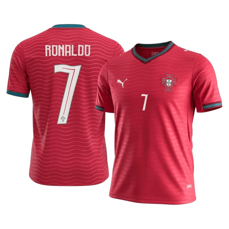Portugal RONALDO #7 Home World Cup 2026 Jersey Red Men's