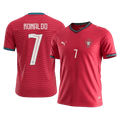 Portugal RONALDO #7 Home World Cup 2026 Jersey Red Men's