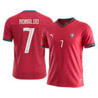 Portugal RONALDO #7 Home World Cup 2026 Jersey Red Men's