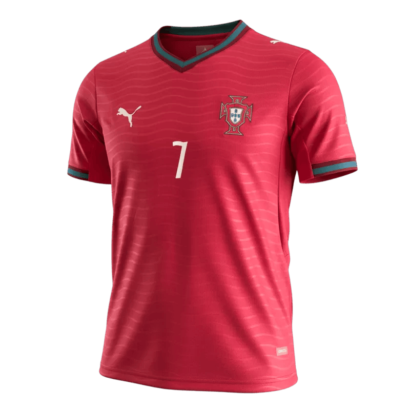 Portugal RONALDO #7 Home World Cup 2026 Jersey Red Men's