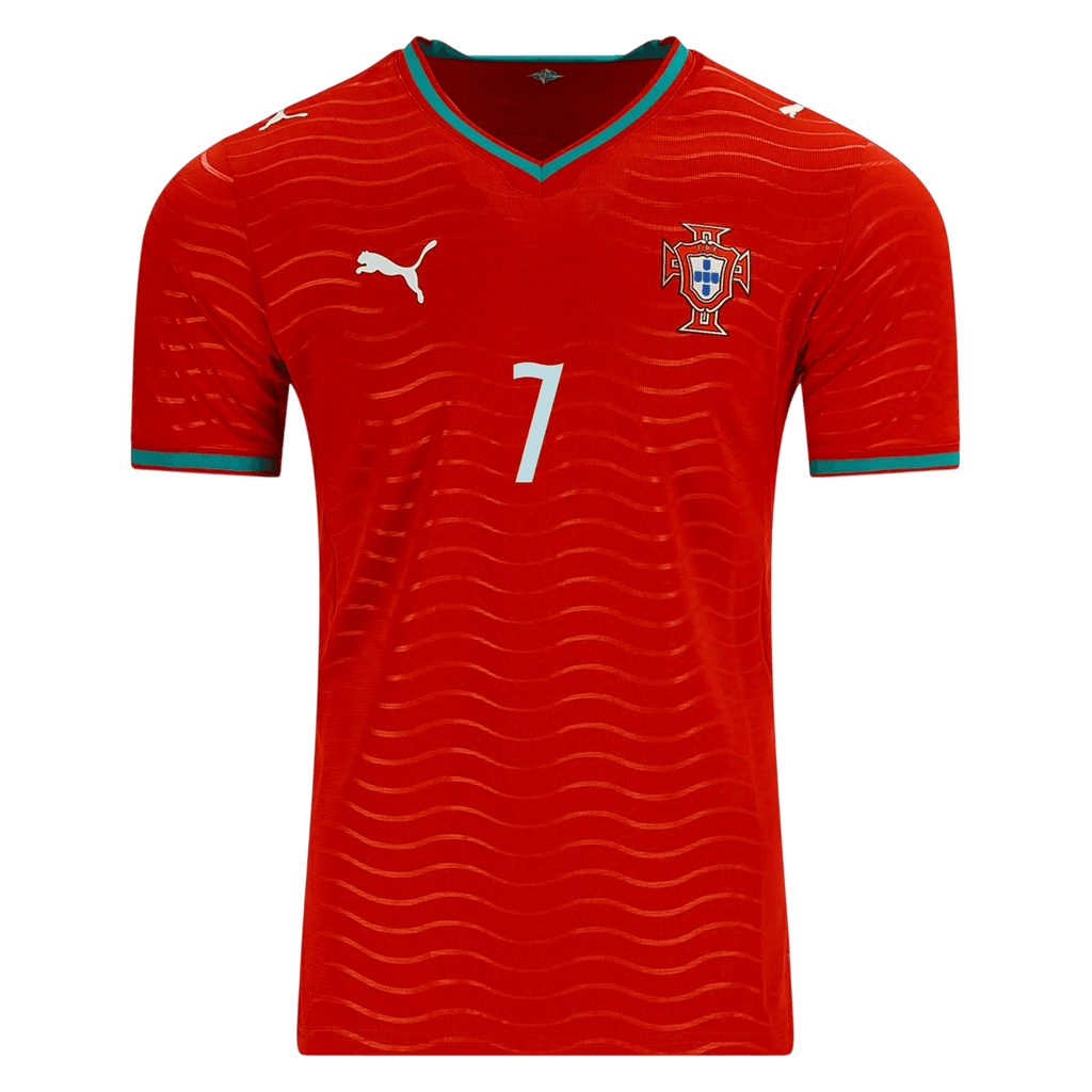 Portugal RONALDO #7 Home World Cup 2026 Jersey Red Men's