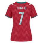 Portugal RONALDO #7 Home World Cup 2026 Jersey Red Women's