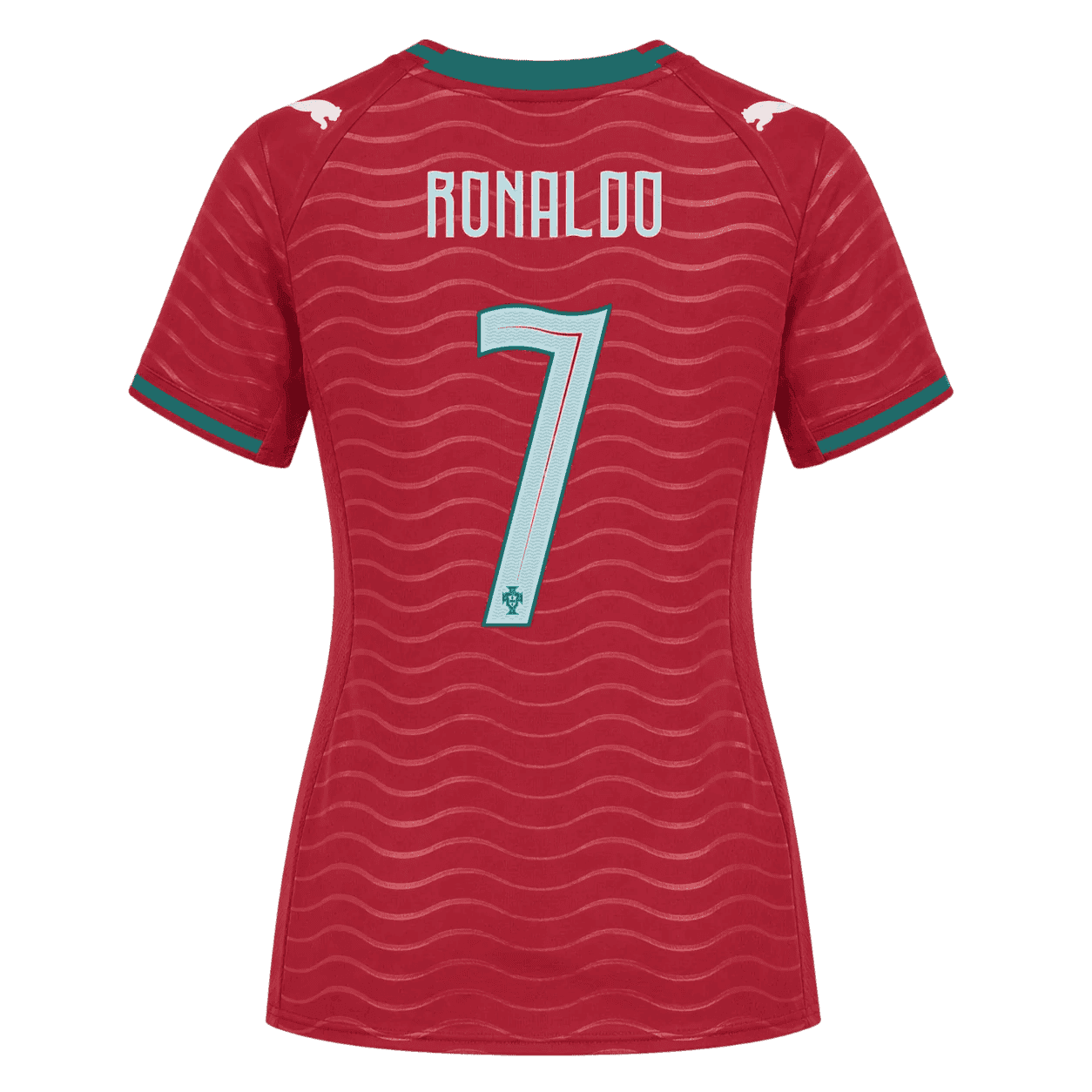 Portugal RONALDO #7 Home World Cup 2026 Jersey Red Women's