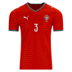 Portugal RUBEN DIAS #3 Home World Cup 2026 Jersey Red Men's