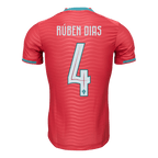 Portugal RÚBEN DIAS #4 Home World Cup 2026 Jersey Player's Version Red Men's