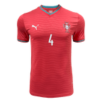 Portugal RÚBEN DIAS #4 Home World Cup 2026 Jersey Player's Version Red Men's