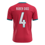 Portugal RÚBEN DIAS #4 Home World Cup 2026 Jersey Red Men's