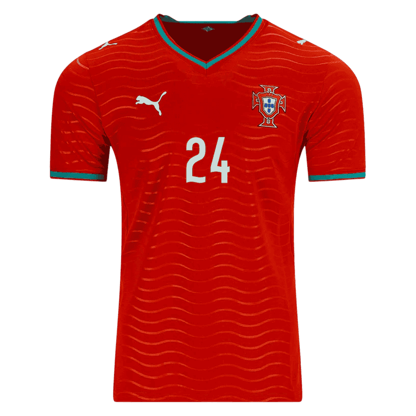 Portugal SAMU #24 Home World Cup 2026 Jersey Red Men's