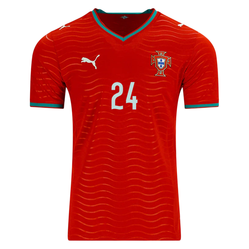 Portugal SAMU #24 Home World Cup 2026 Jersey Red Men's